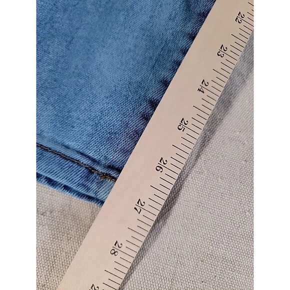 Judy Blue Womens 3 26 28x27 Jeans Boyfriend Distressed Mid Rise Medium Logo EUC - Picture 3 of 16